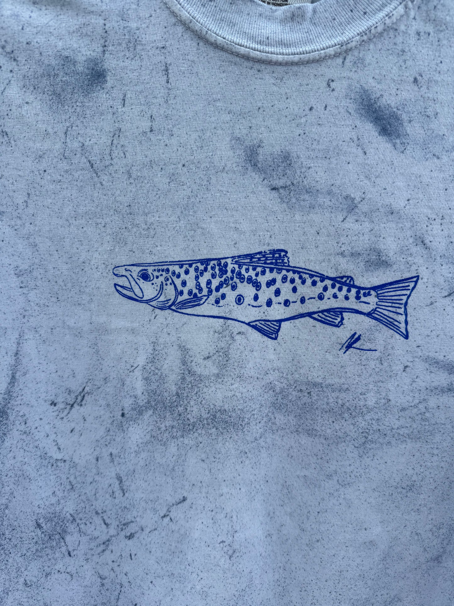 Glacier Blue Trout Short Sleeve Tee
