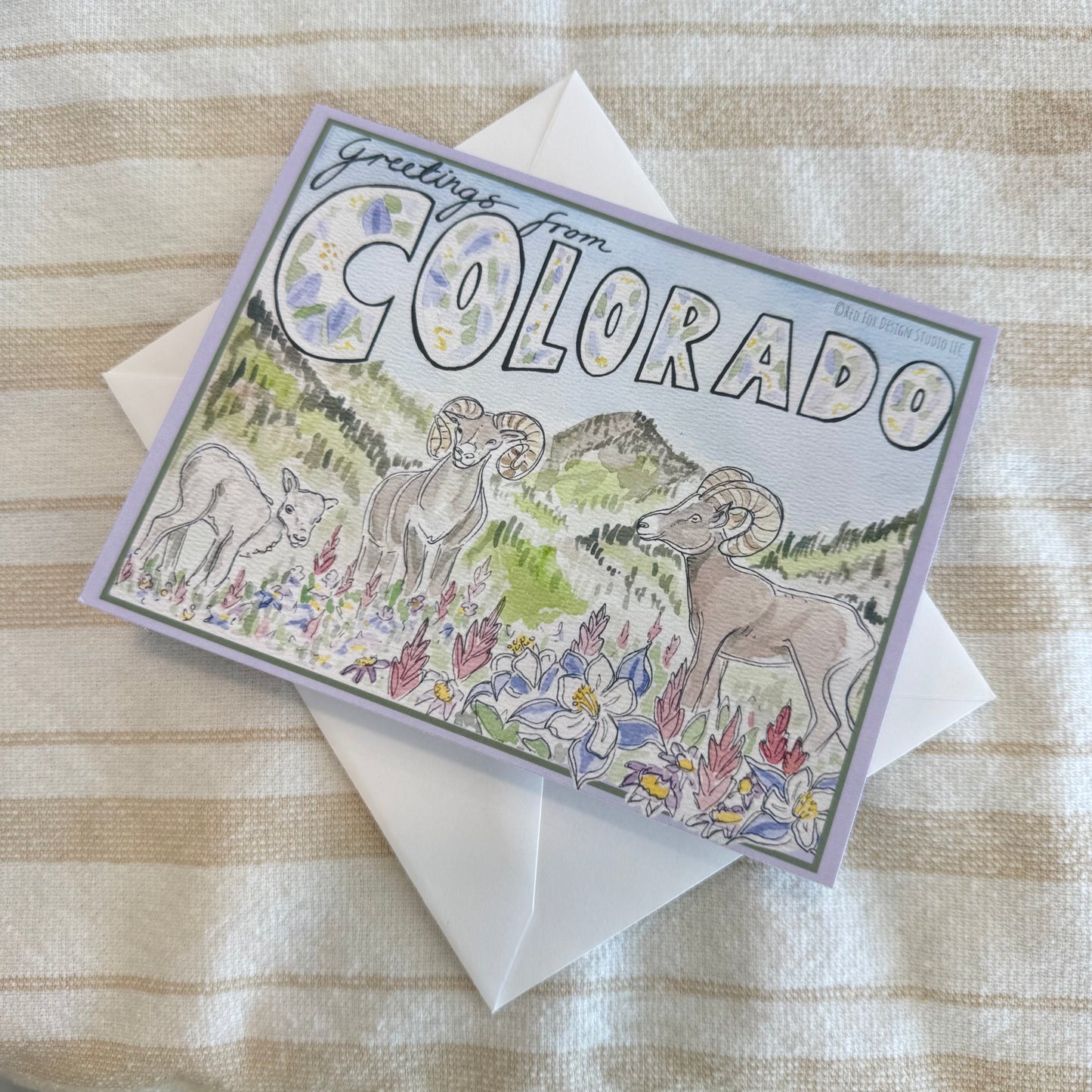Greetings from Colorado Card