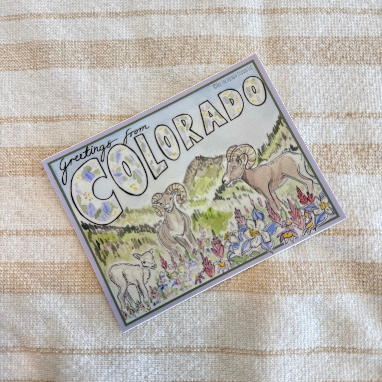 Greetings from Colorado Sticker