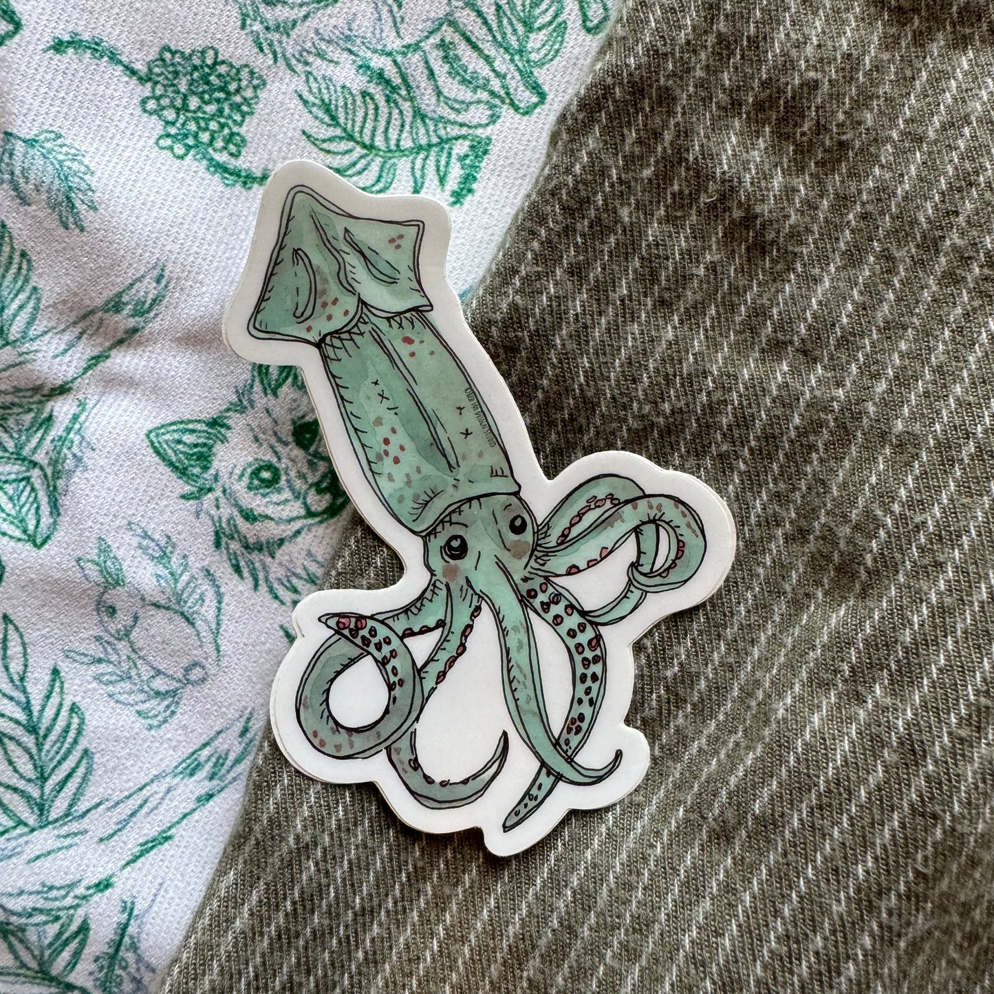 Shortfin Squid Sticker