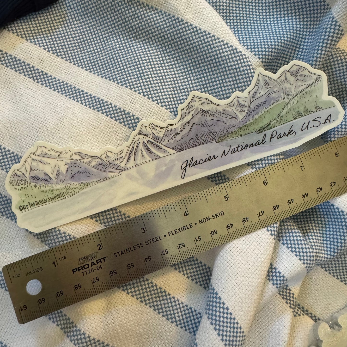 XL Glacier National Park Sticker