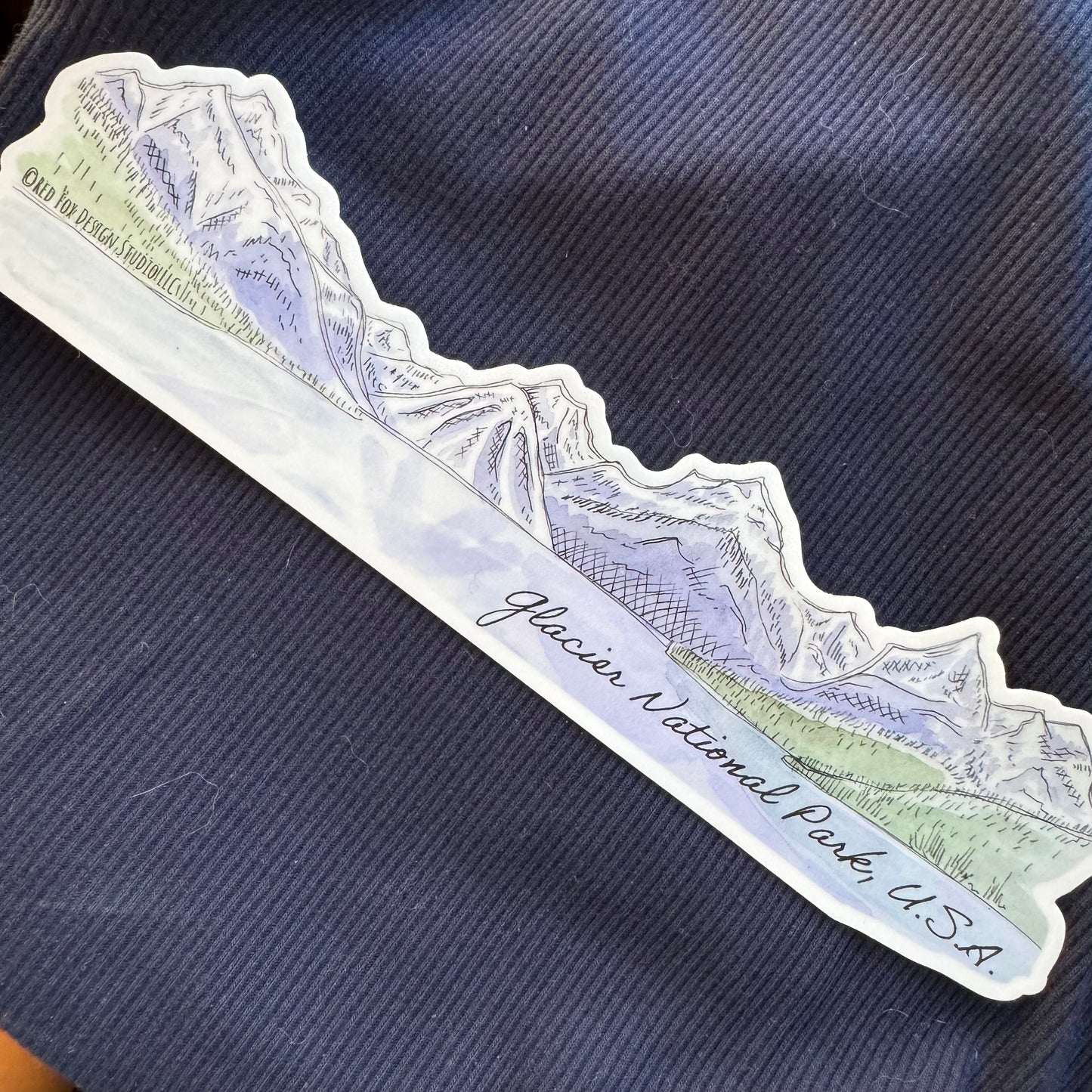 XL Glacier National Park Sticker