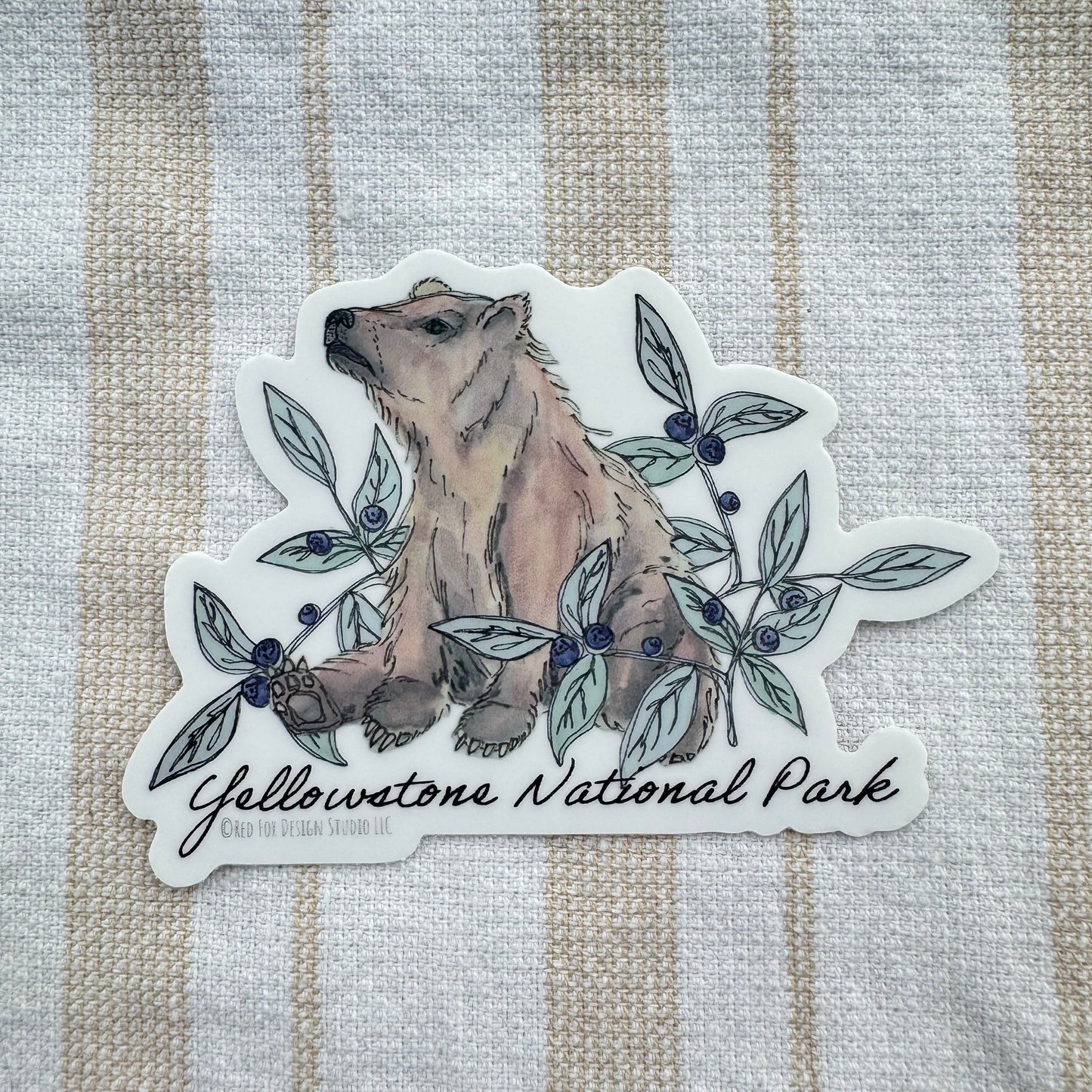 Yellowstone Bear Sticker