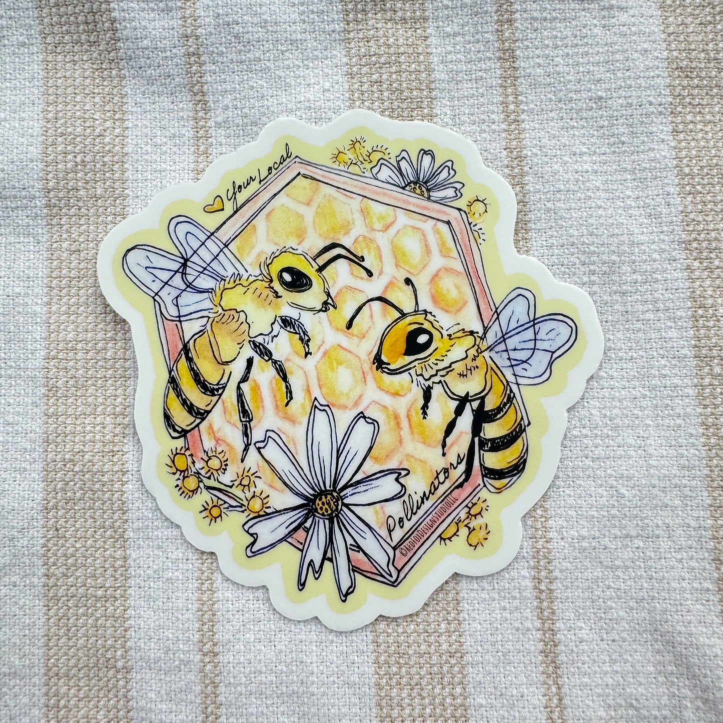 Love Your Local Pollinators Sticker