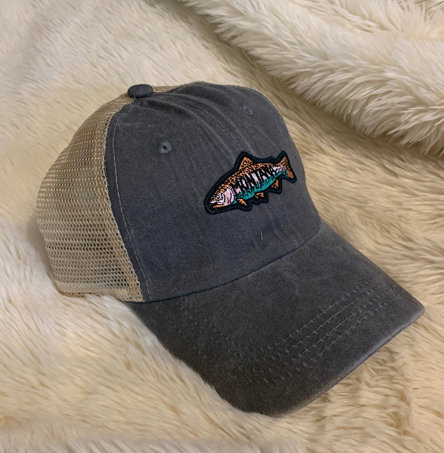 Montana Trout Trucker Hat