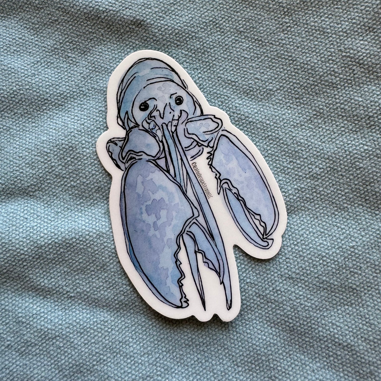 Blue Lobster Sticker