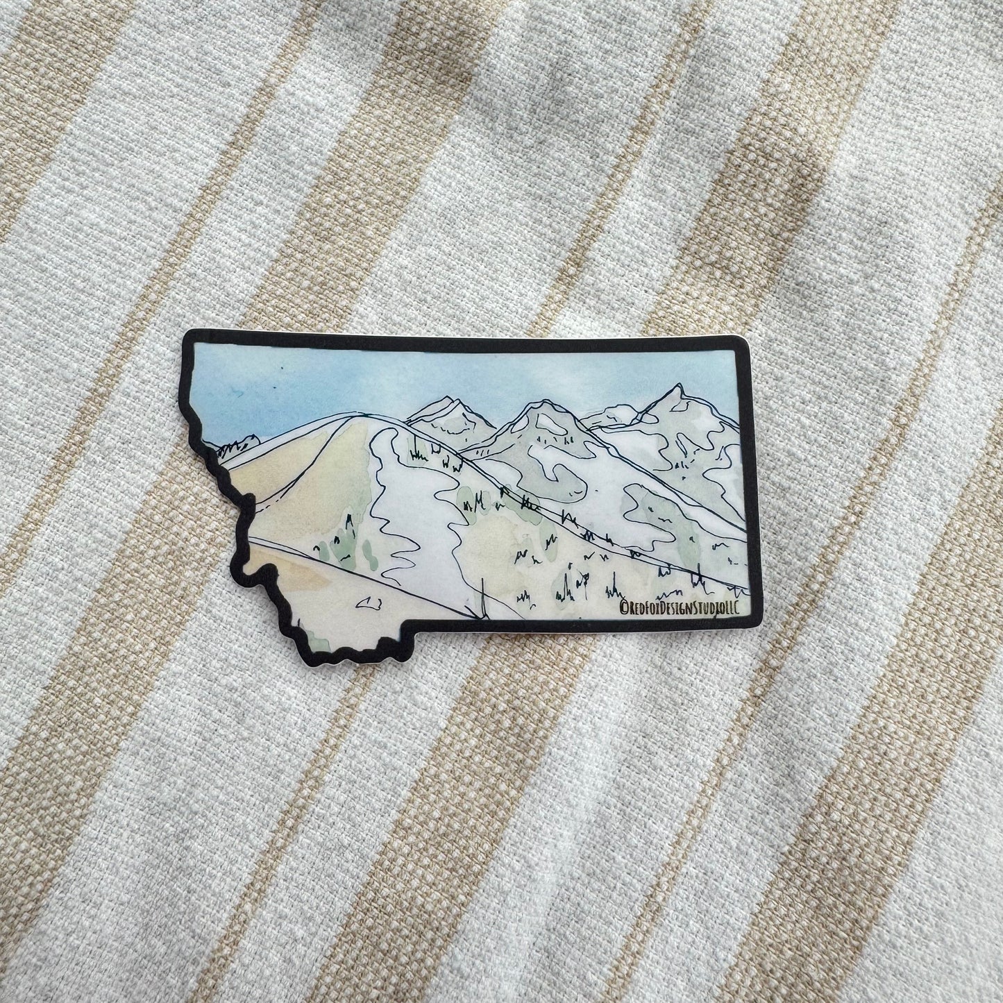 Baldy Peak Montana Sticker