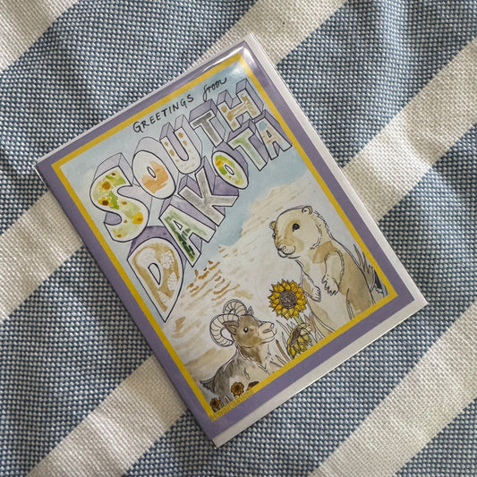 Greetings from South Dakota Card