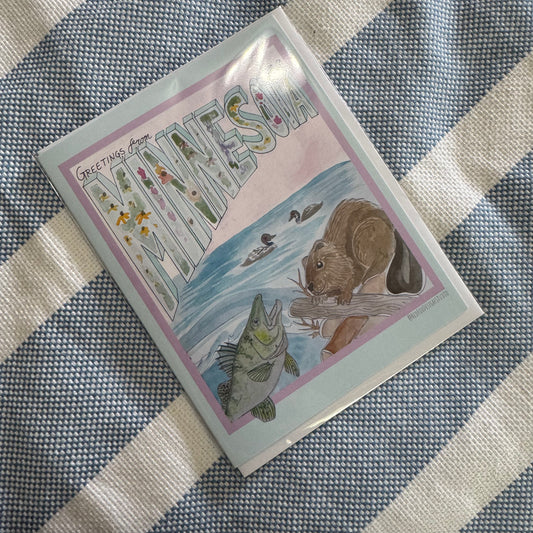 Greetings from Minnesota Card