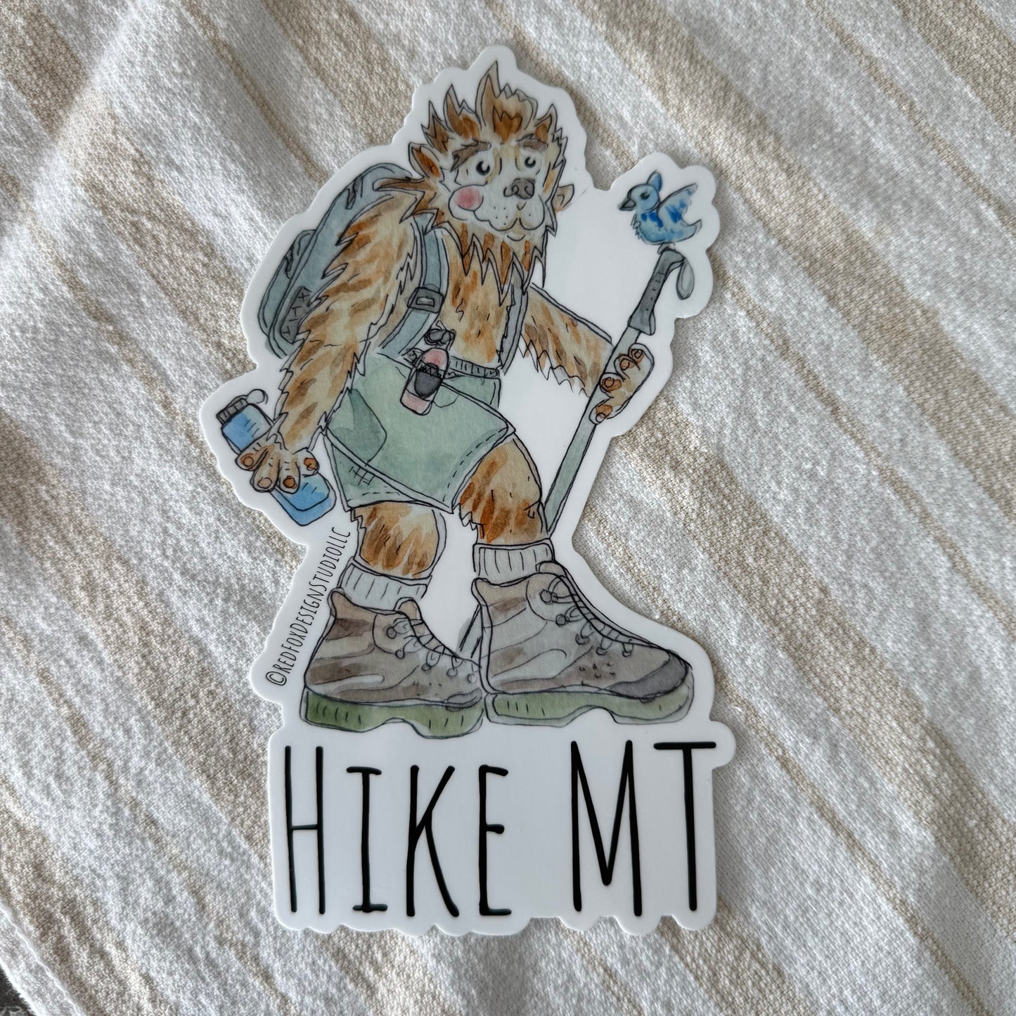 Big Bigfoot Hike MT Sticker