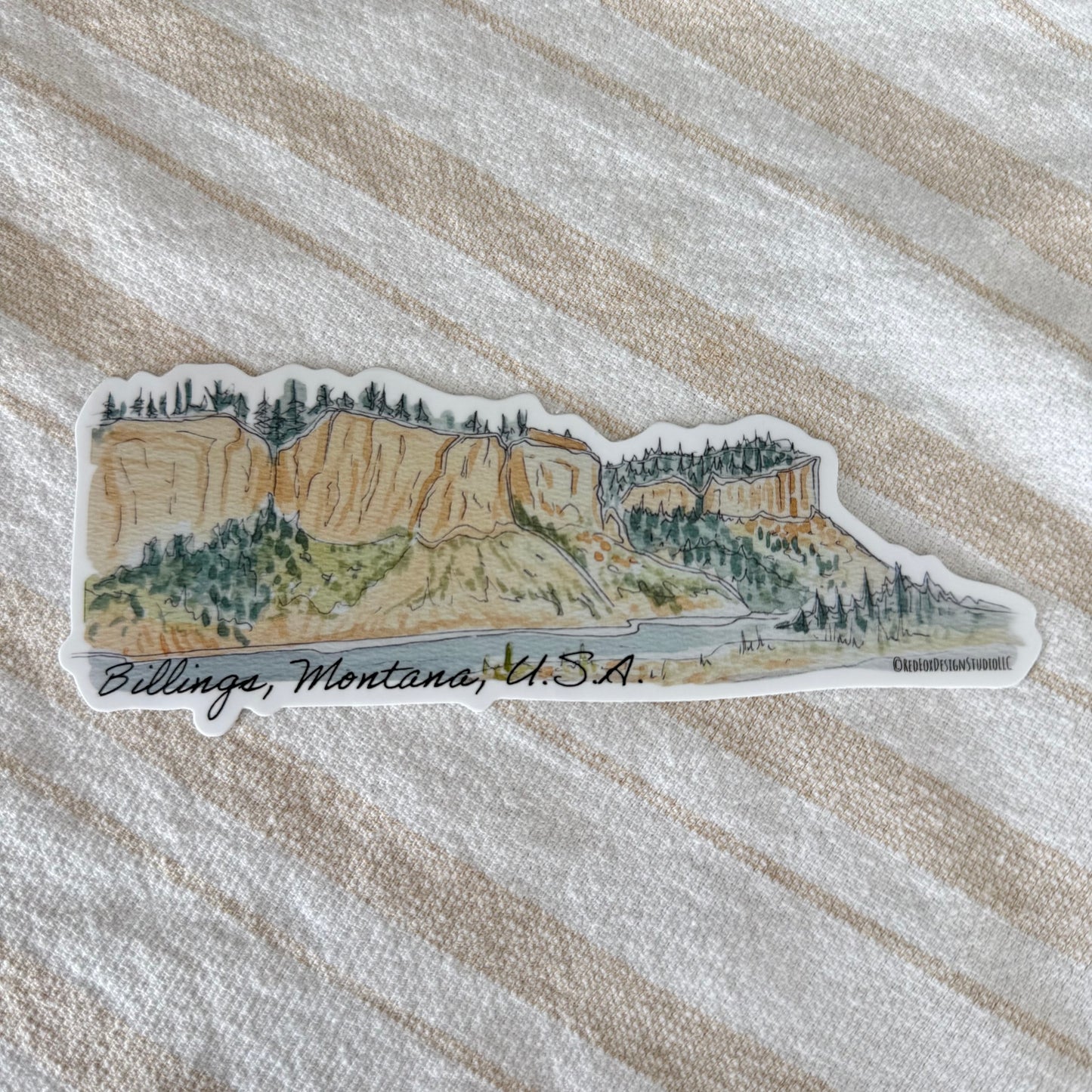 Big Billings Rimrock Sticker
