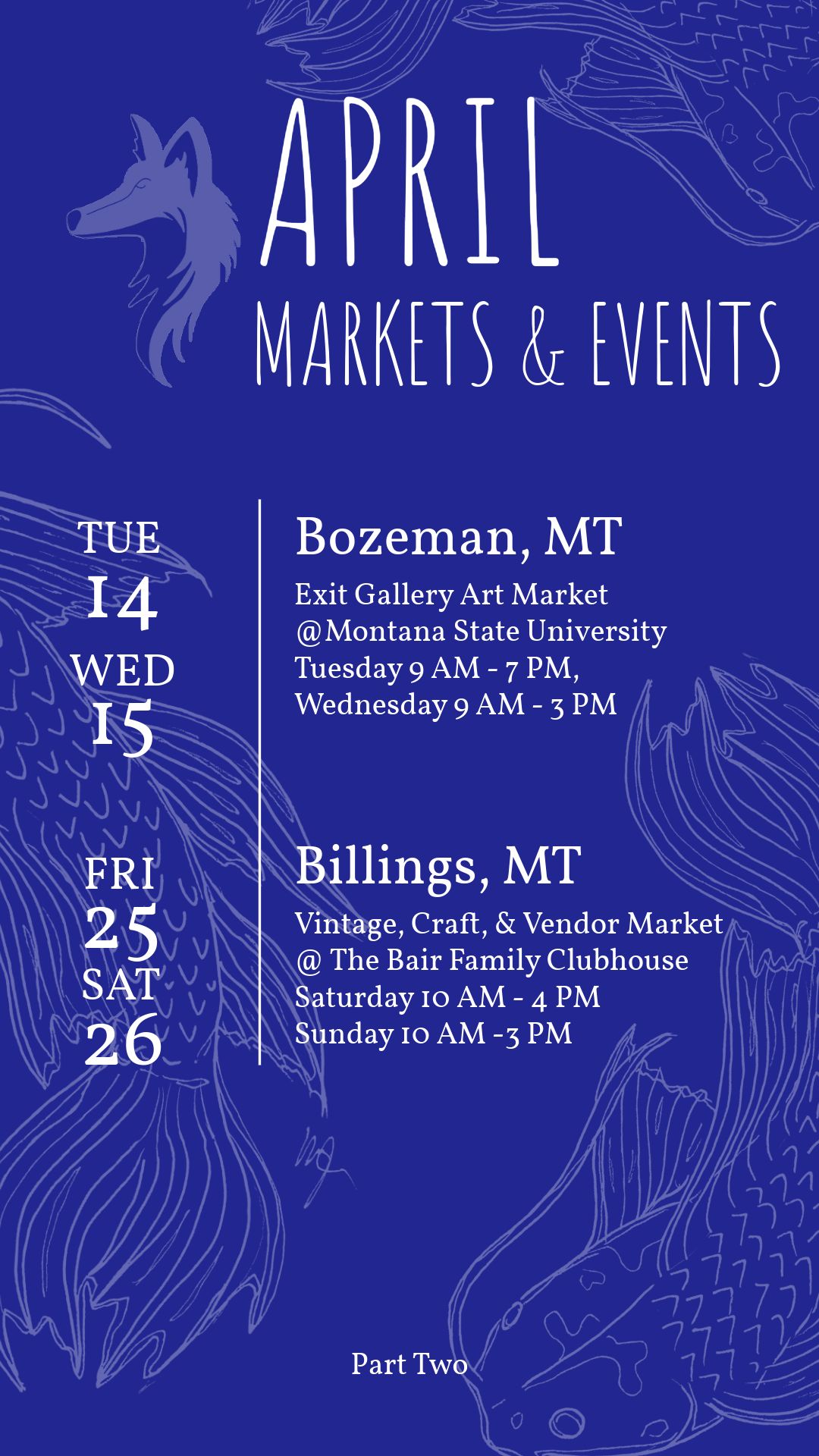 April Markets and Events Part 2