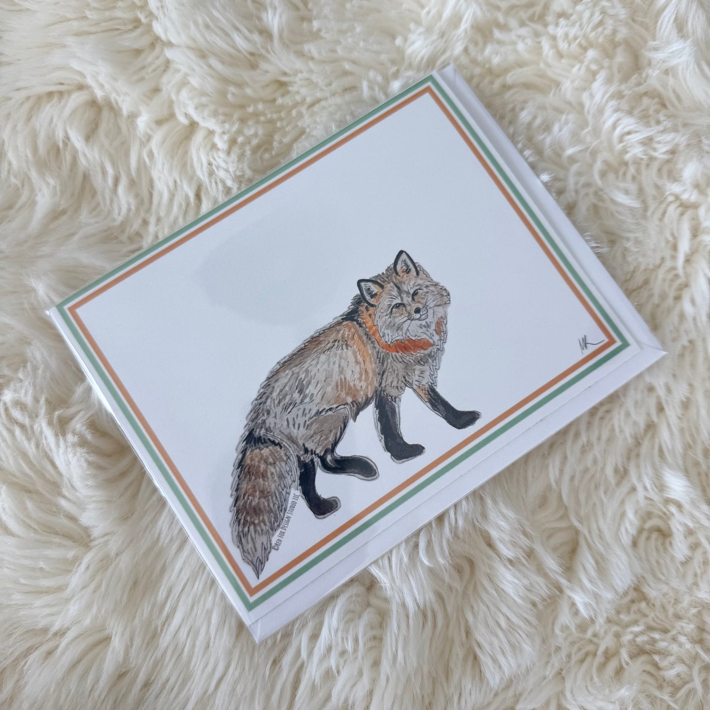 Fox Greeting Card