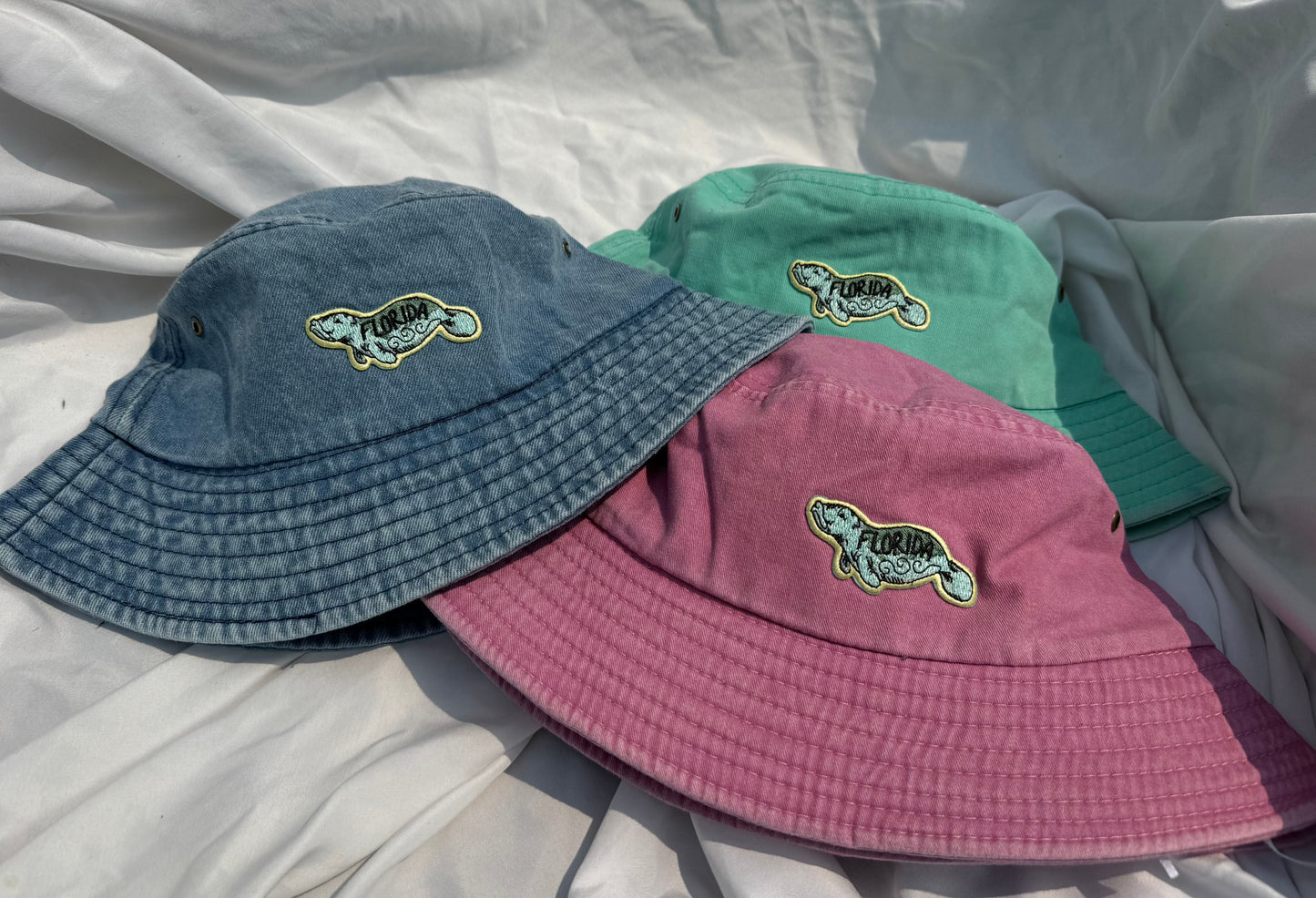 Florida Manatee Bucket Hat