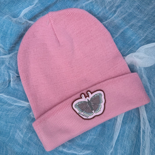 Mourning Cloak Butterfly Beanie