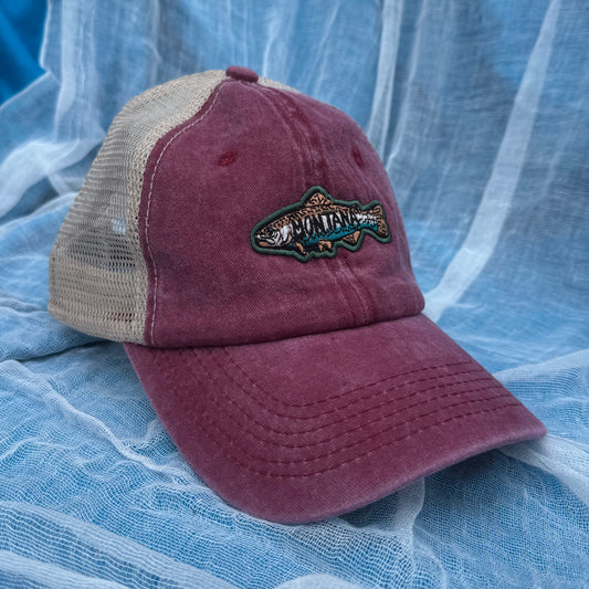 Montana Trout Trucker Hat