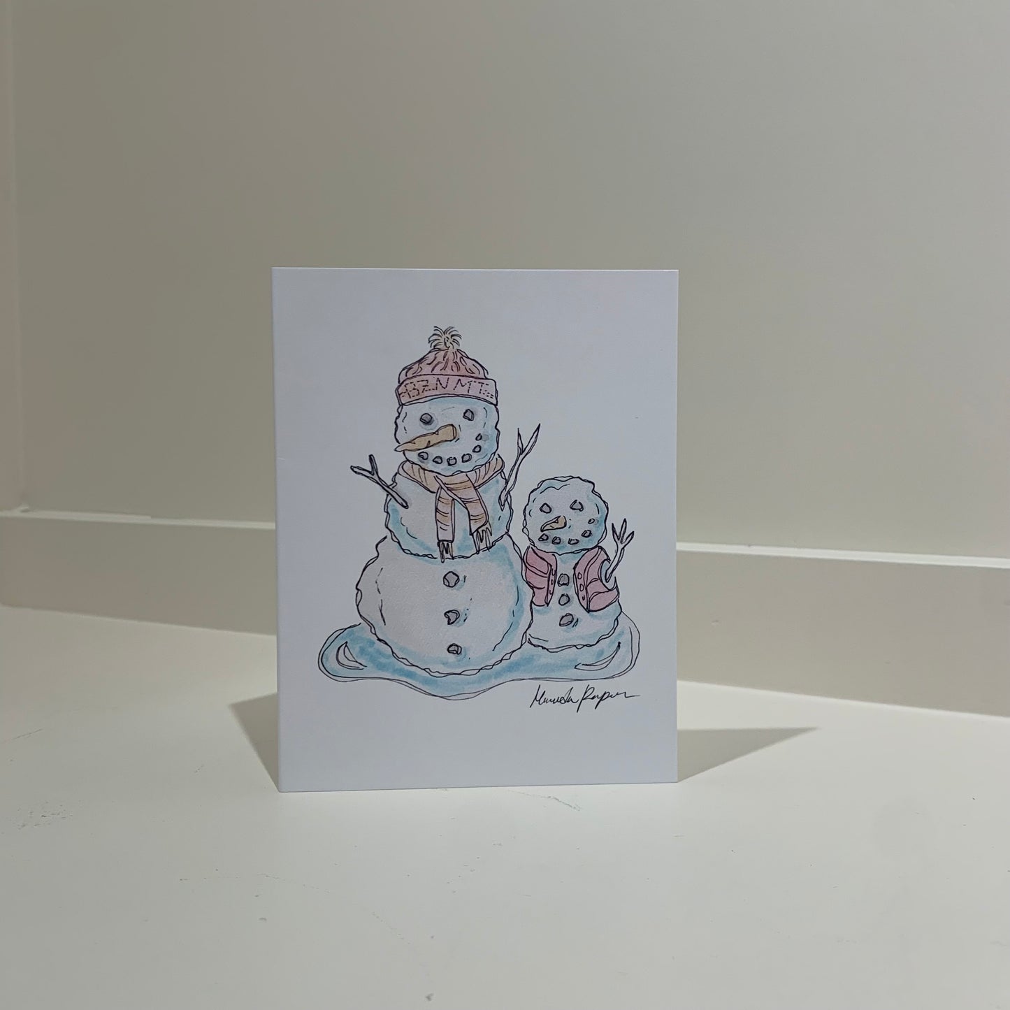 Snowman Design Christmas/Holiday Card