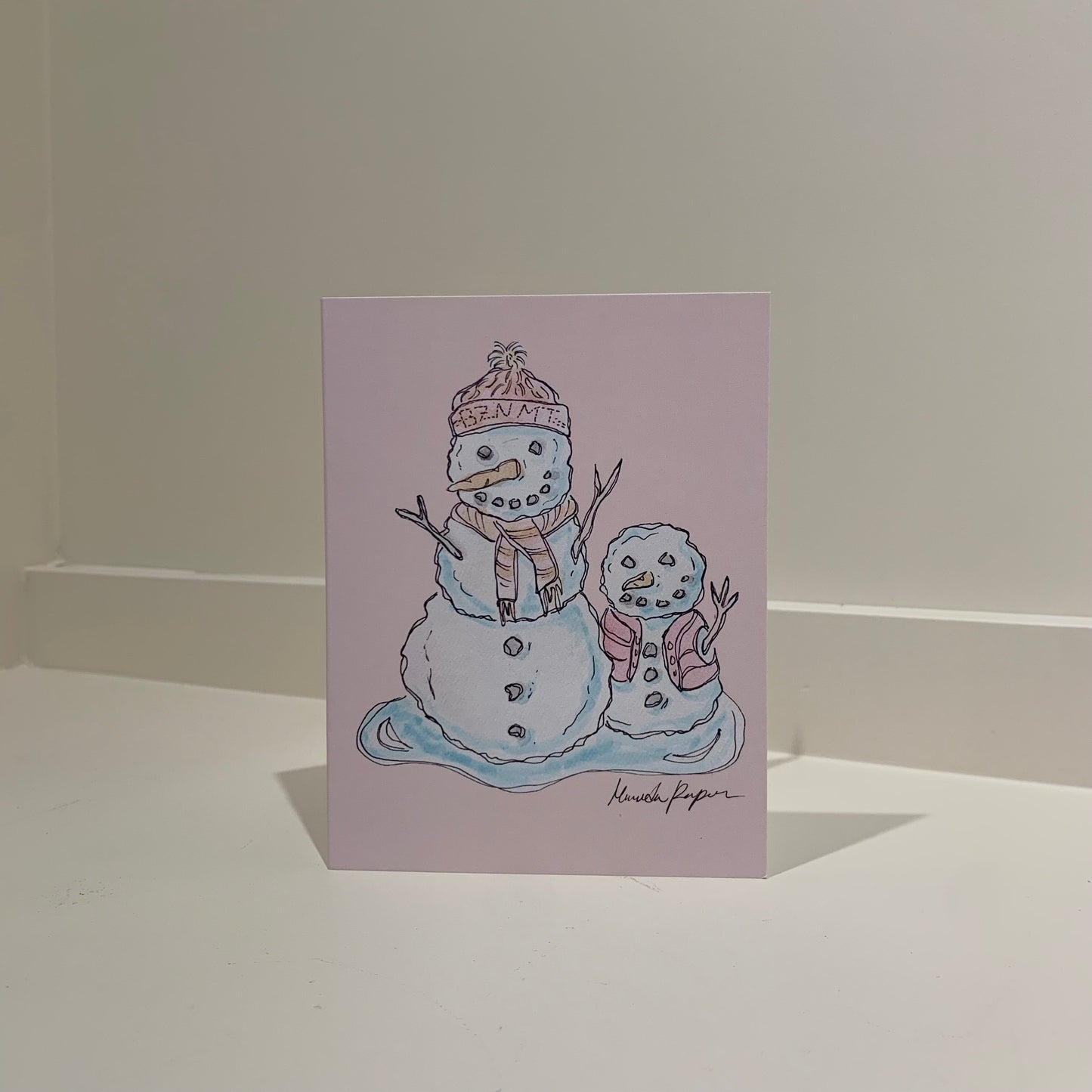 Snowman Design Christmas/Holiday Card