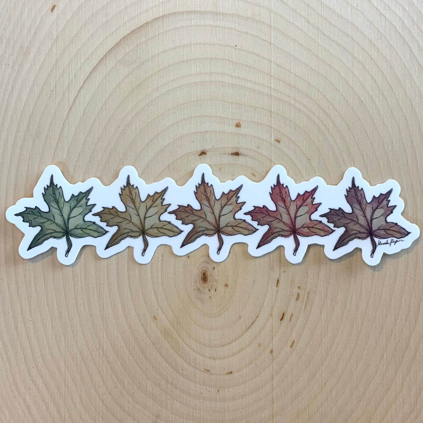 Fall Leaves Sticker