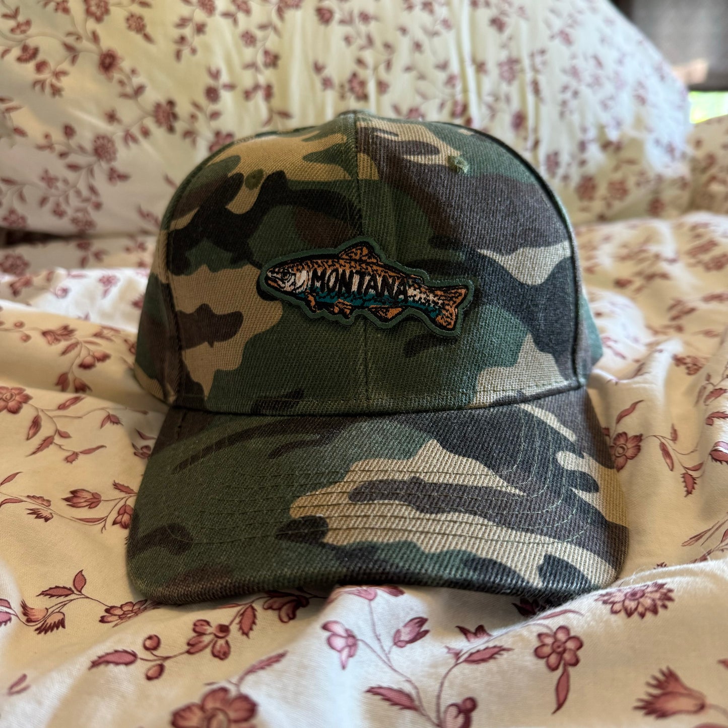 Montana Trout Camouflage Trucker Hat