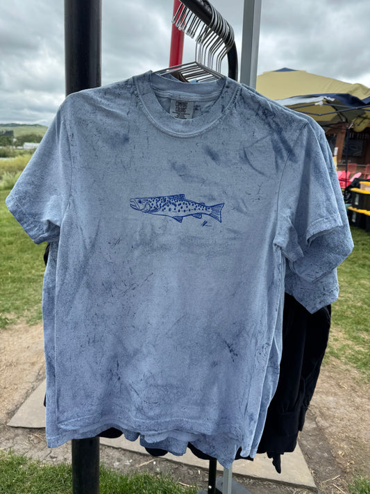 Glacier Blue Trout Short Sleeve Tee