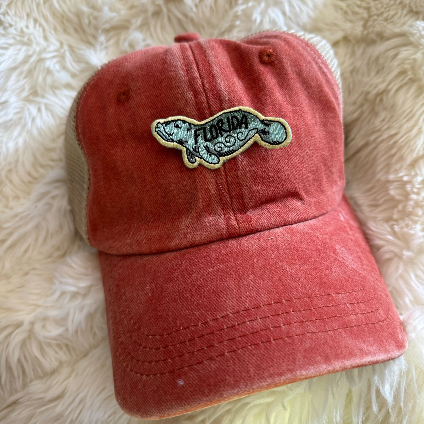 Florida Manatee Trucker Hat