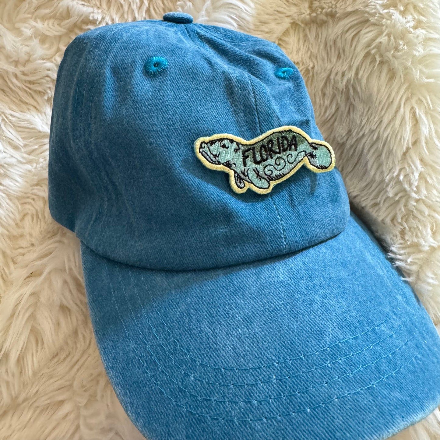 Florida Manatee Baseball Cap