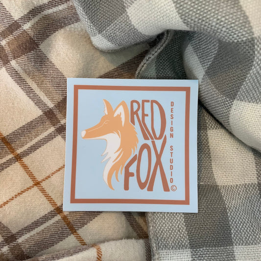 Red Fox Design Studio Brand Sticker