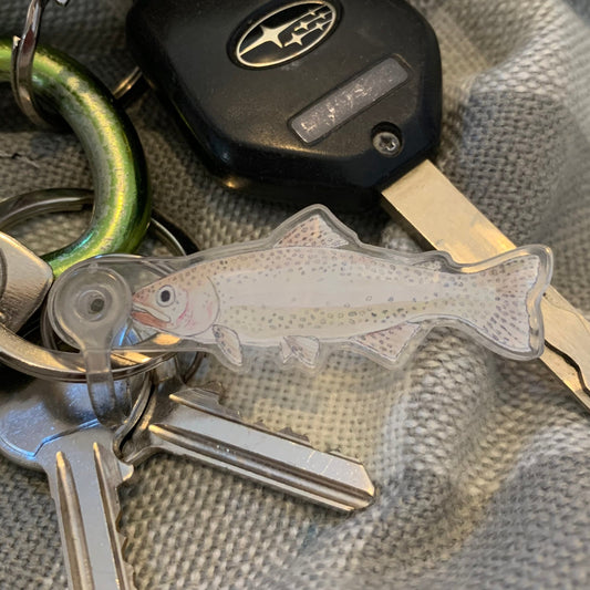 Rainbow Trout Keychain