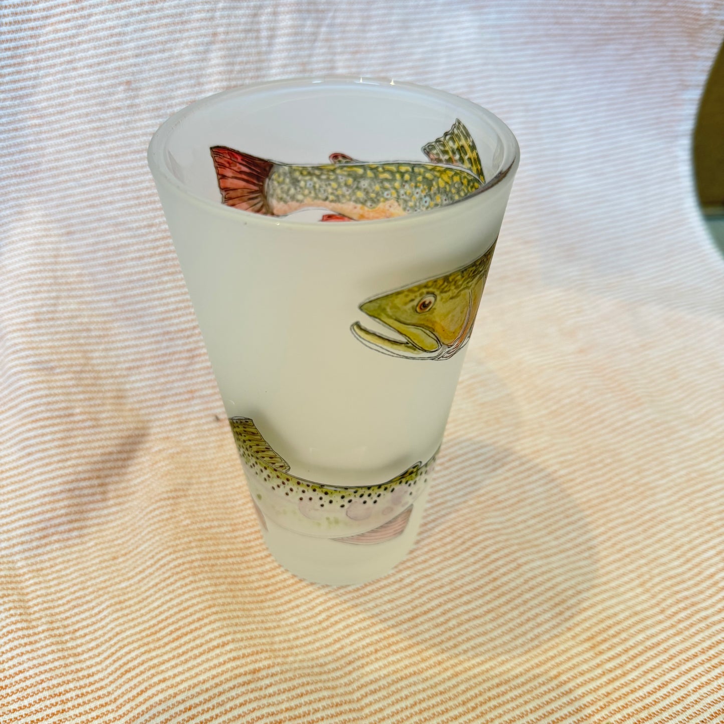 Frosted Pint Glass