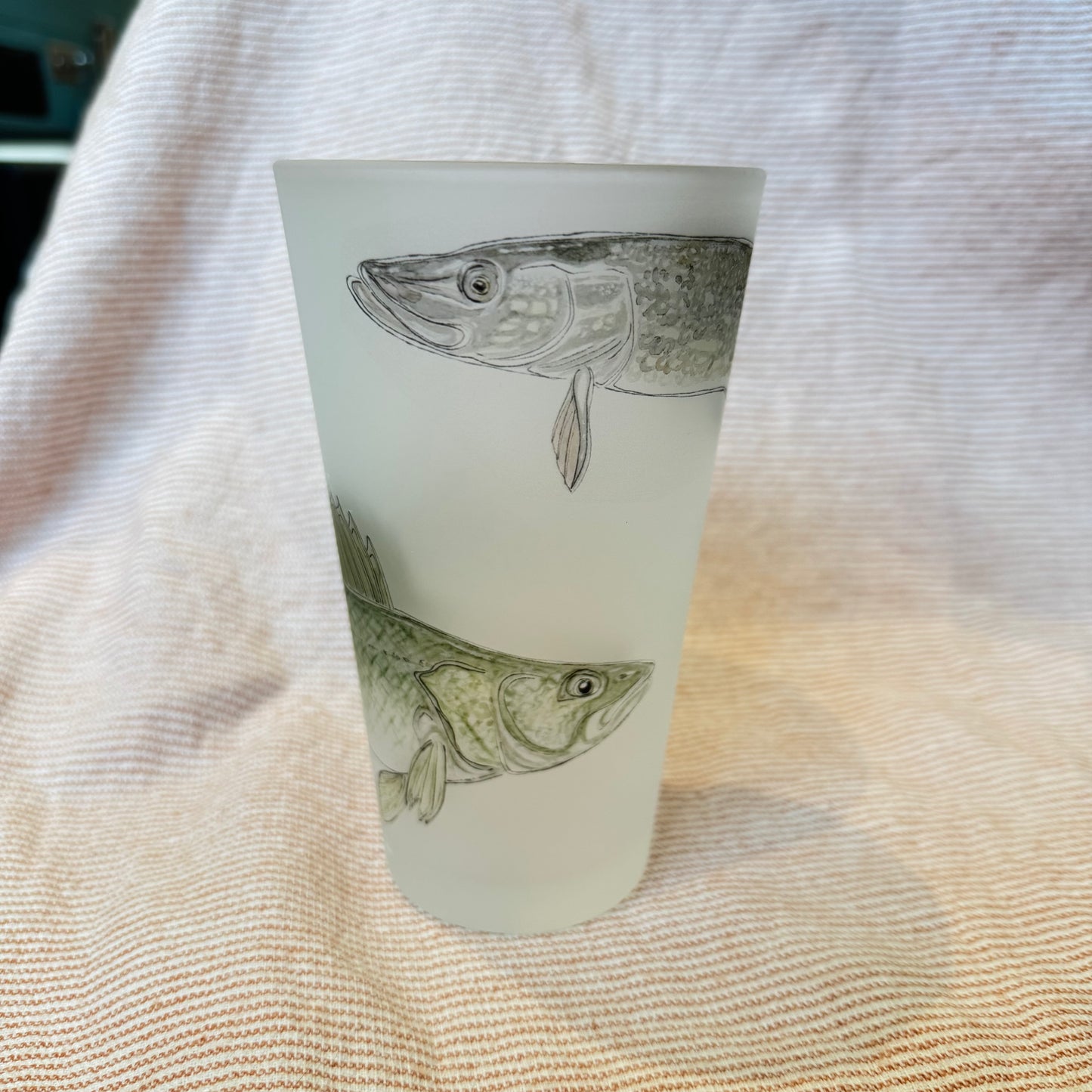 Frosted Pint Glass