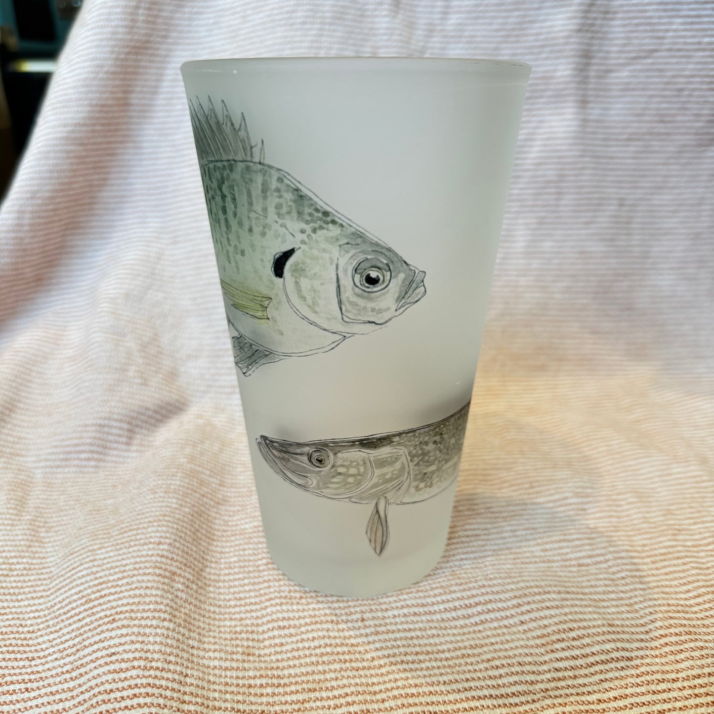 Frosted Pint Glass