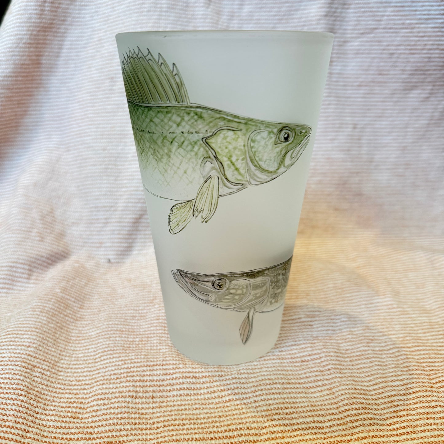 Frosted Pint Glass