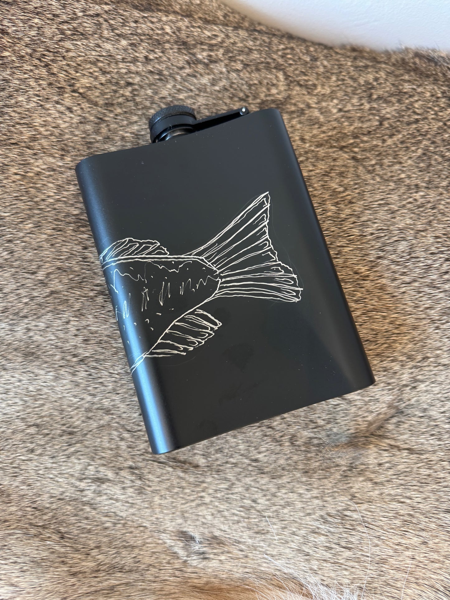 Hand-Engraved Flask