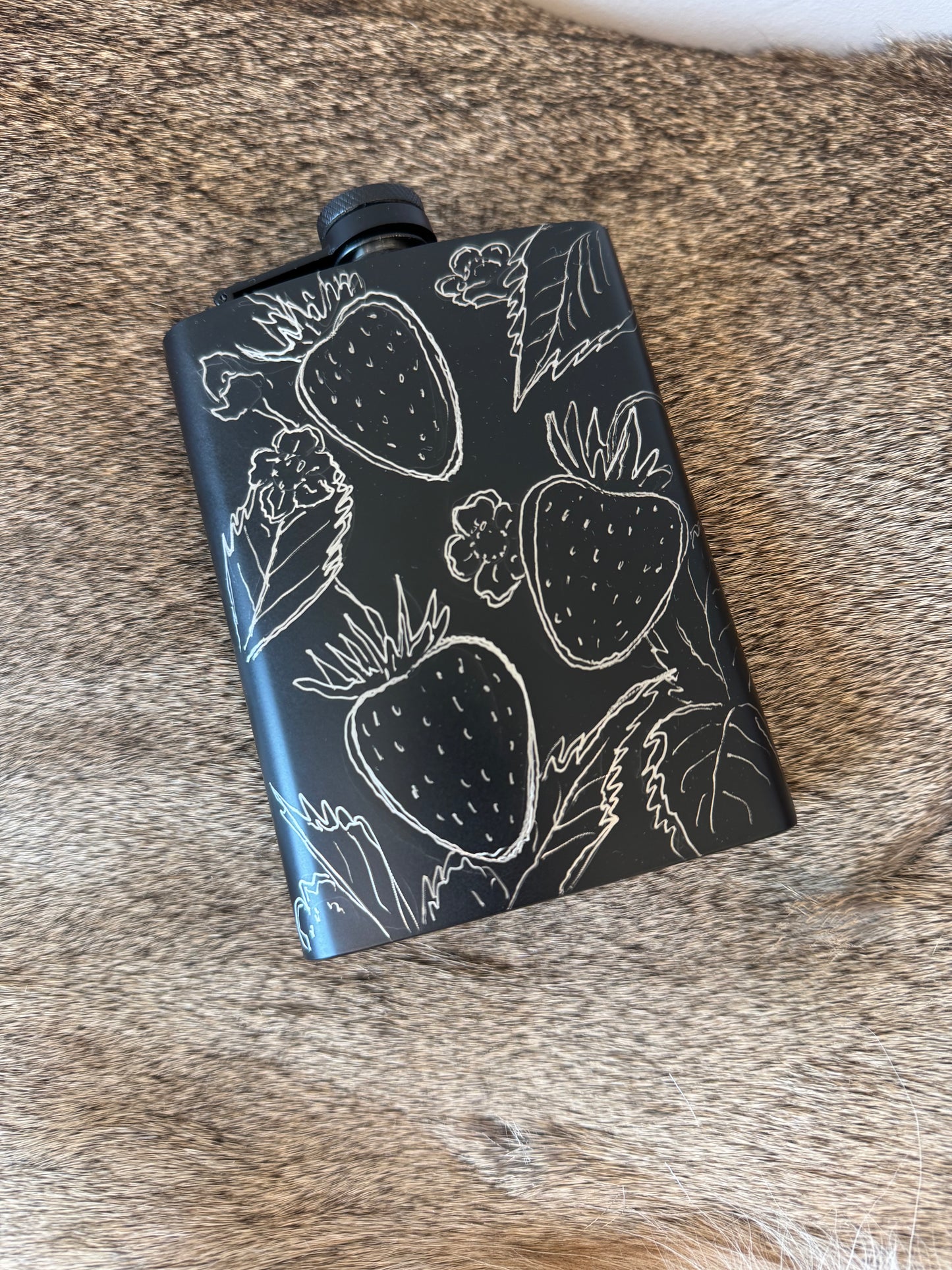 Hand-Engraved Flask