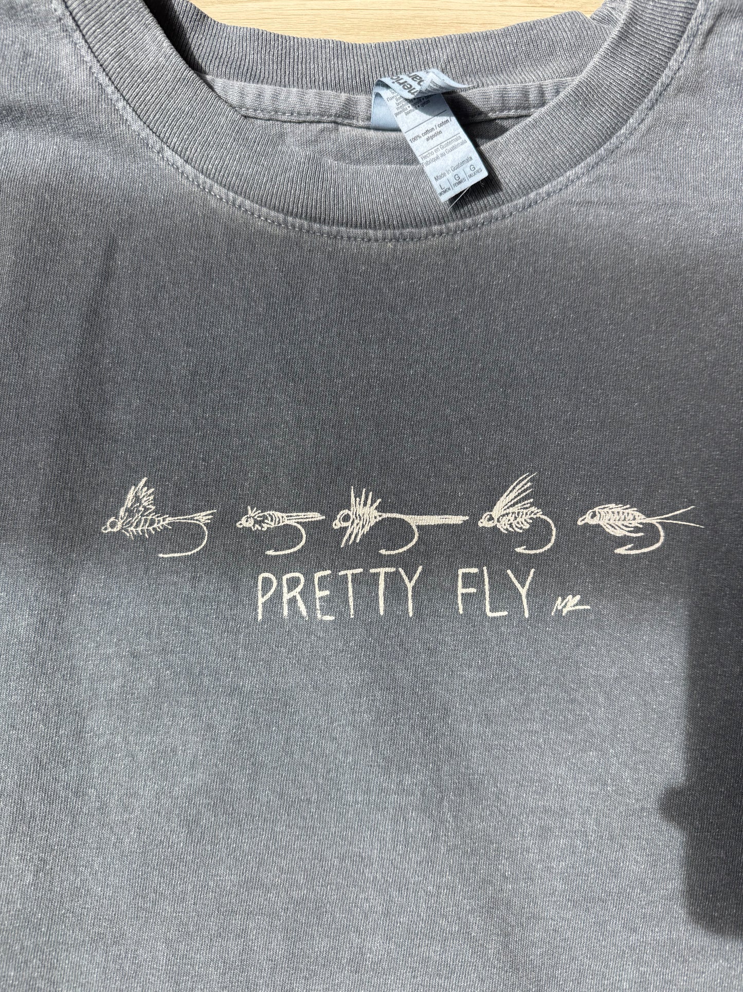 Navy Blue "Pretty Fly" Boxy Muscle Tank Top