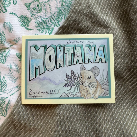 Greetings from Montana Sticker