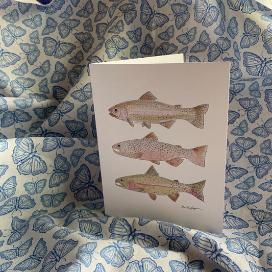 Trout Design Card
