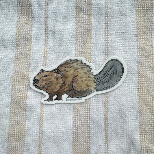 Beaver Sticker