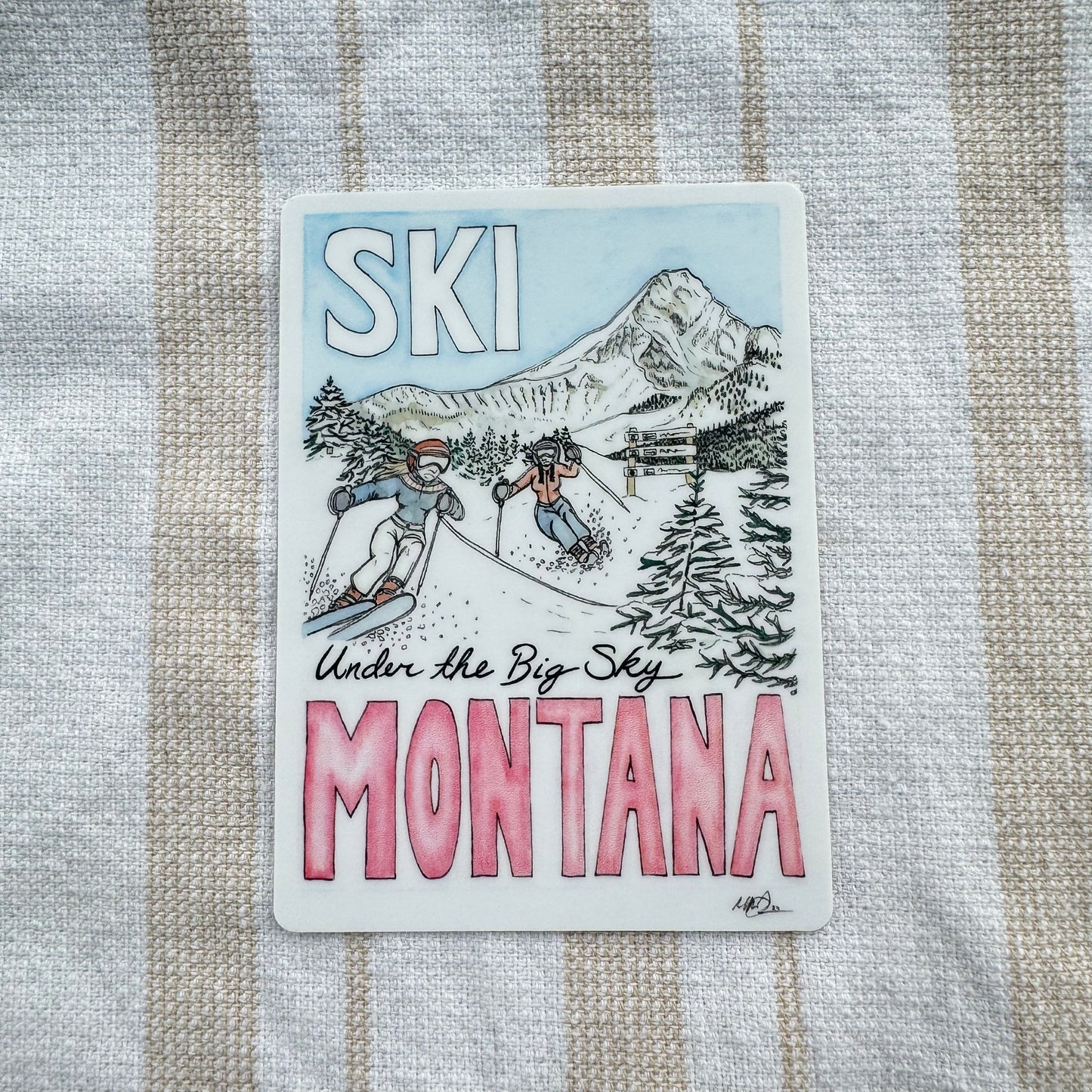 Ski Montana Sticker