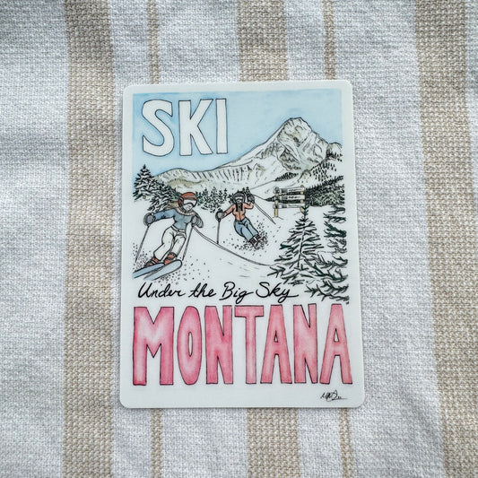 Ski Montana Sticker