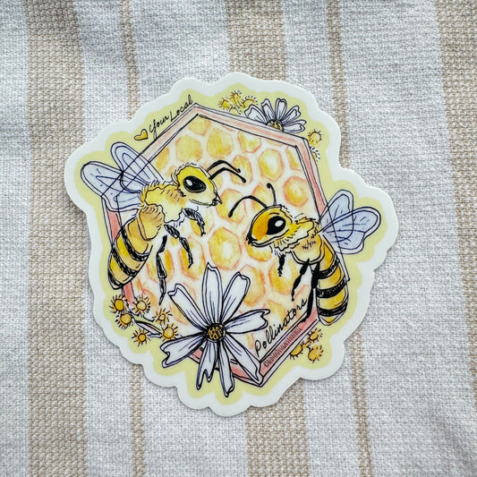 Love Your Local Pollinators Sticker