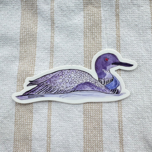 Loon Sticker