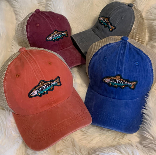 Montana Trout Trucker Hat