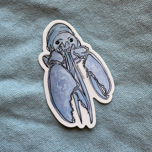 Blue Lobster Sticker