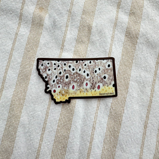 Brown Trout Montana Sticker