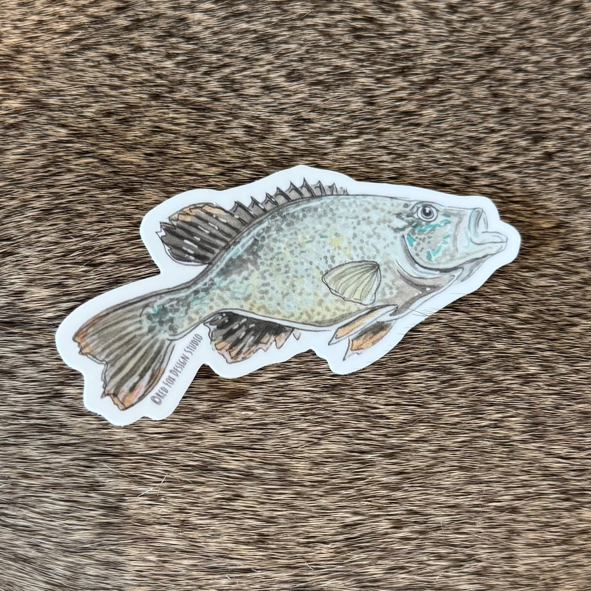 Green Sunfish Sticker