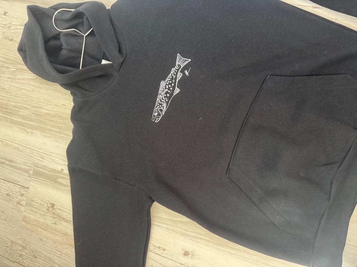 Black Trout Hoodie
