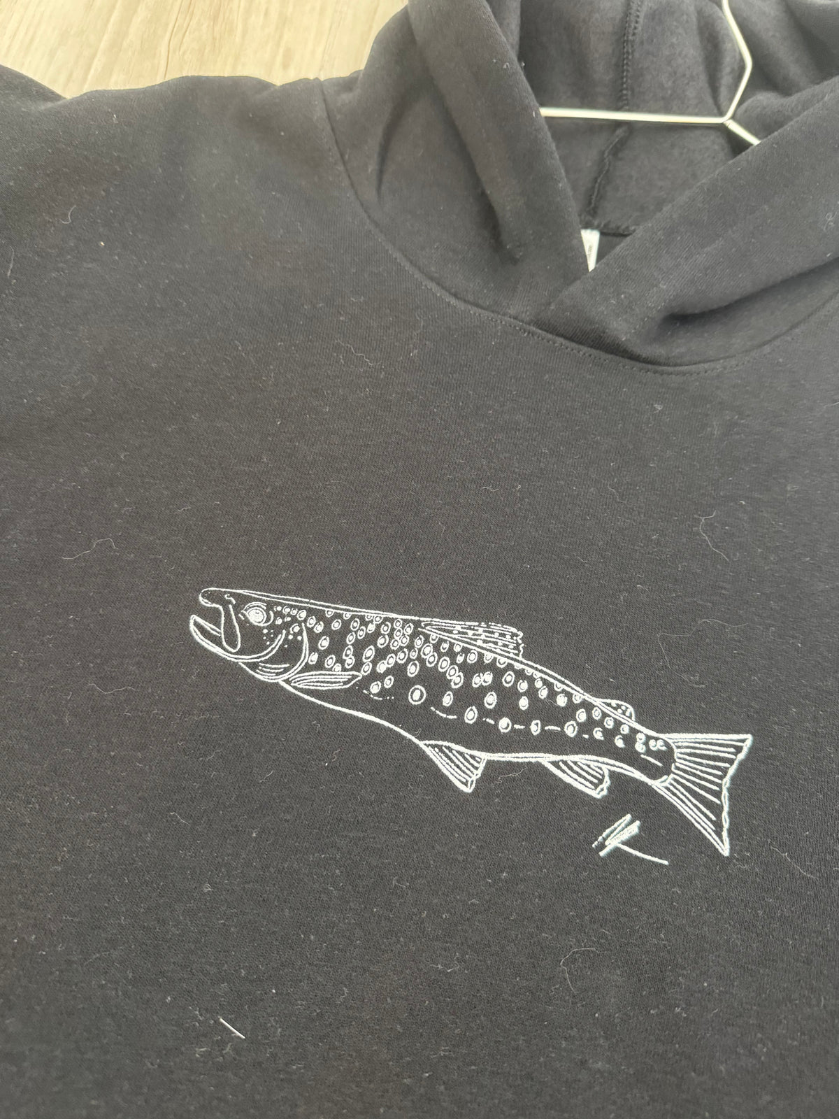 Black Trout Hoodie