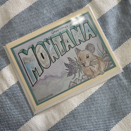 Greetings from Montana Card